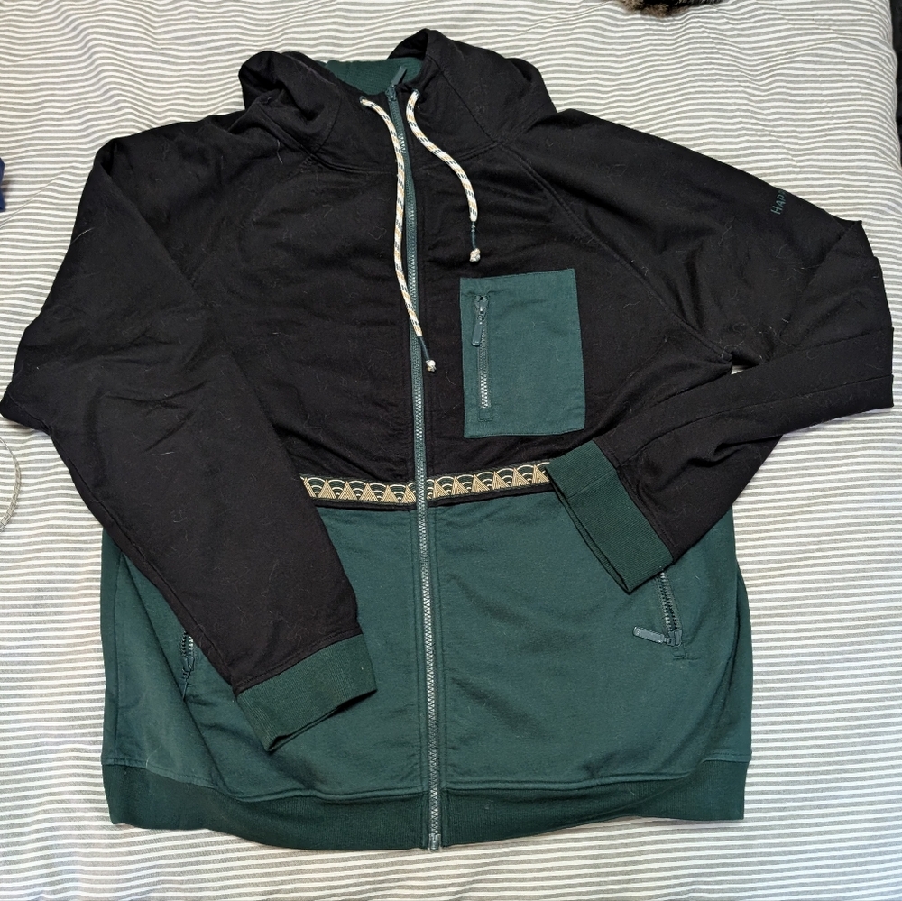 Happy Earth Zip-Up Hoodie Jacket